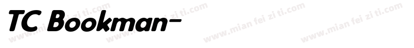 TC Bookman字体转换